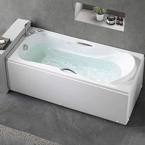 Acrylic Soaking Bathtub Antique Finish Rectangular Bathtub (Board not Included)