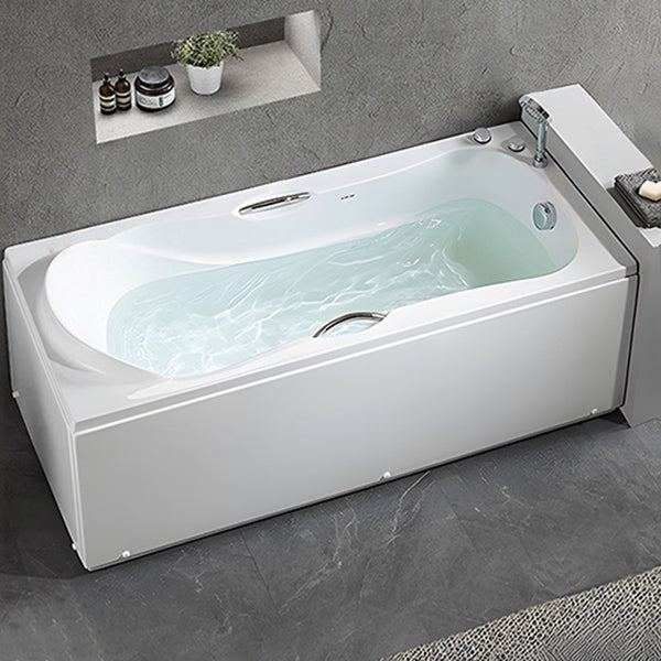Acrylic Soaking Bathtub Antique Finish Rectangular Bathtub (Board not Included)