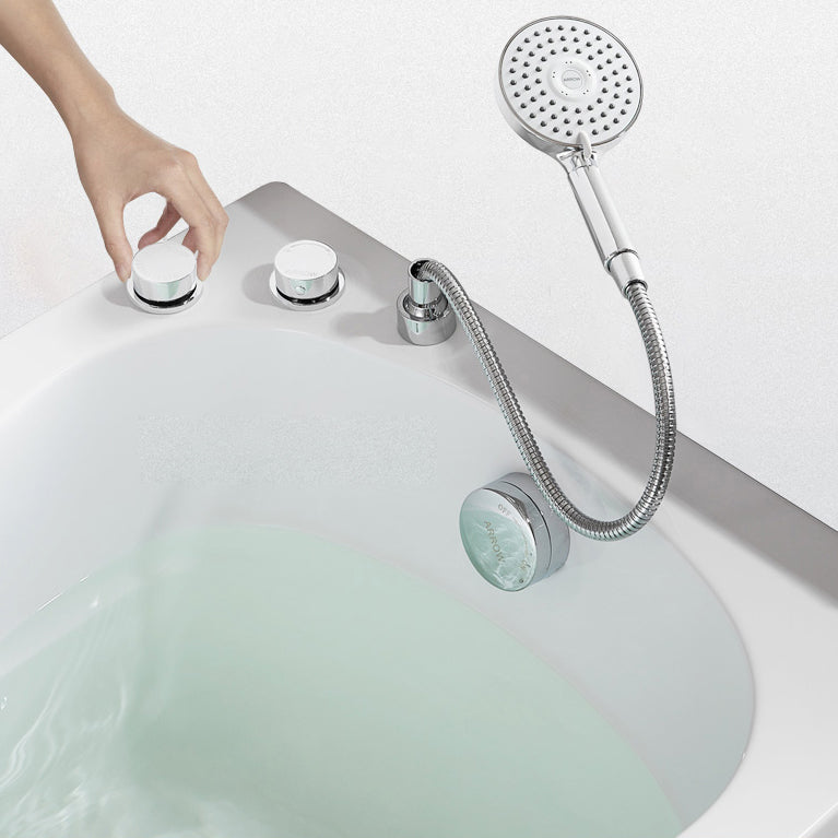 Acrylic Soaking Bathtub Antique Finish Rectangular Bathtub (Board not Included)