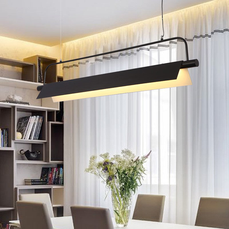 Single Modernism Golden Ceiling Light Metallic Kitchen Island Lighting for Foyer
