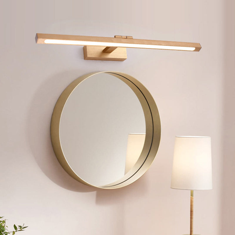 Modern Linear Vanity Wall Light Fixtures Metal 1 Light Vanity Lighting