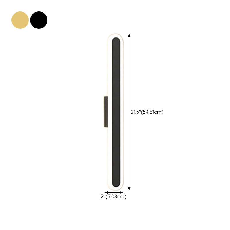 Black/Golden LED Vanity Lighting Modernism Bath Bar Light for Bathroom