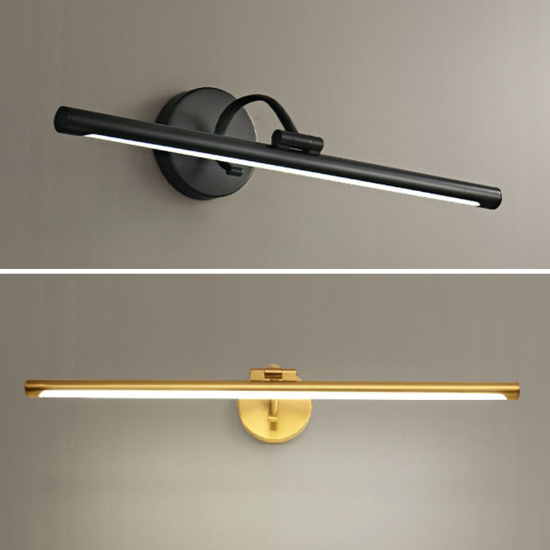 Adjustable LED Mirror Front Light 1-Light Vanity Light with Acrylic Shade for Bathroom