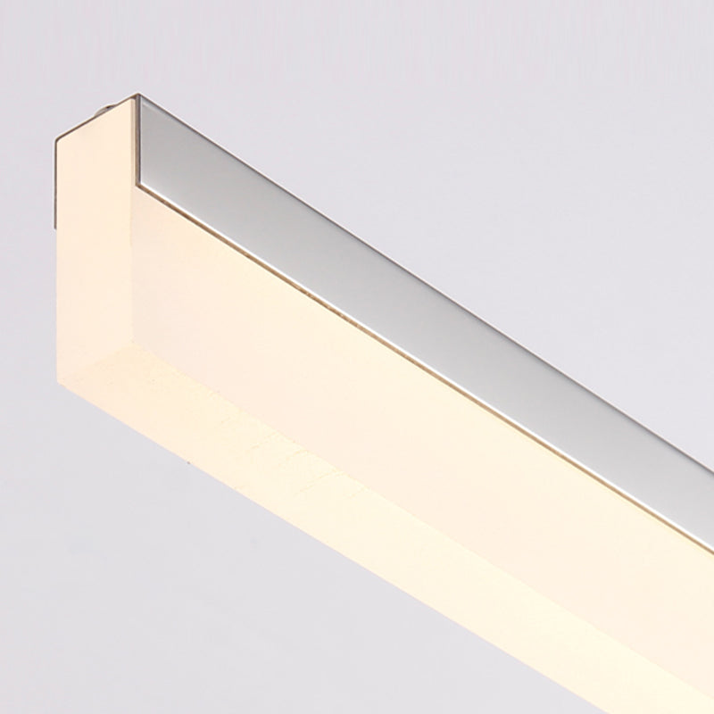 Modern Mirror Front Light LED Vanity Light with Acrylic Shade for Bathroom