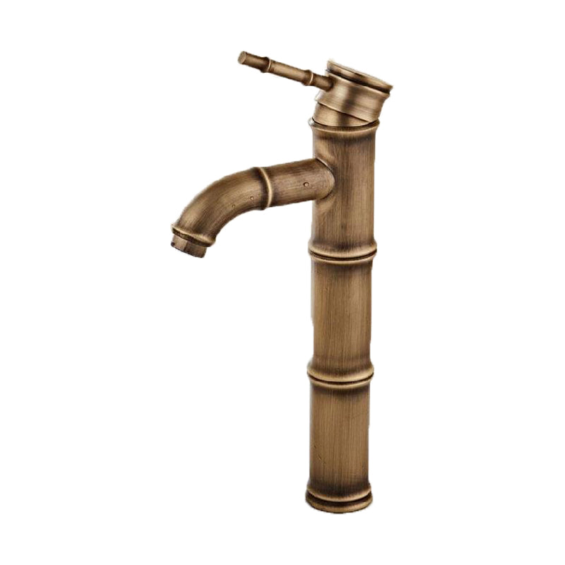 Brass Country Basin Faucet Single Hole Vanity Sink Faucet for Bathroom