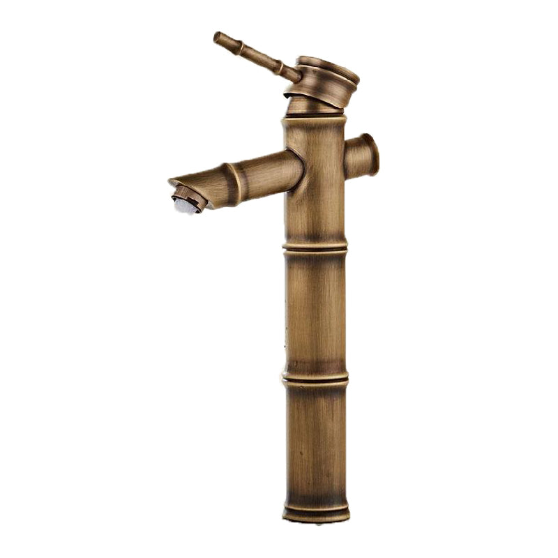 Brass Country Basin Faucet Single Hole Vanity Sink Faucet for Bathroom