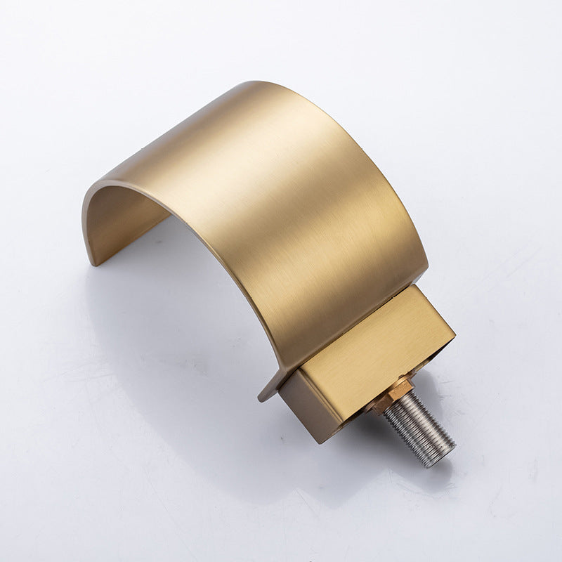 Light Luxury Basin Faucet Waterfall Spout Bathroom Faucet Knob Handle Sink Faucet