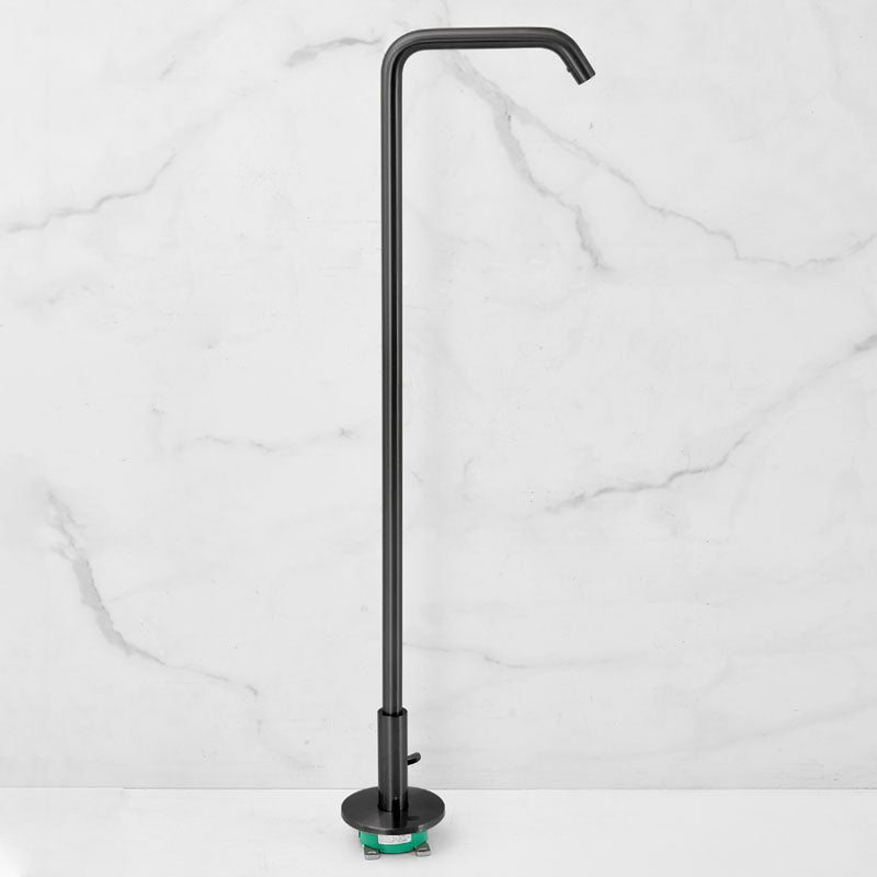 Tub Filler High Arc Handshower Lever Handle Copper Freestanding Tub Filler