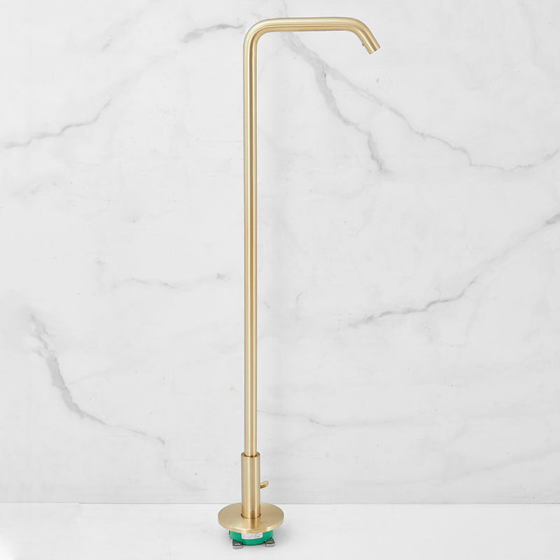 Tub Filler High Arc Handshower Lever Handle Copper Freestanding Tub Filler