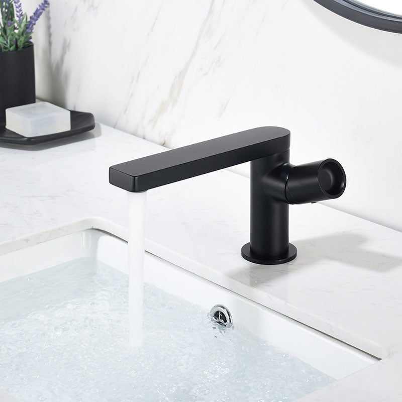 Modern Brass Bathroom Faucet Knob Handles Deck-mount Fixed Faucet