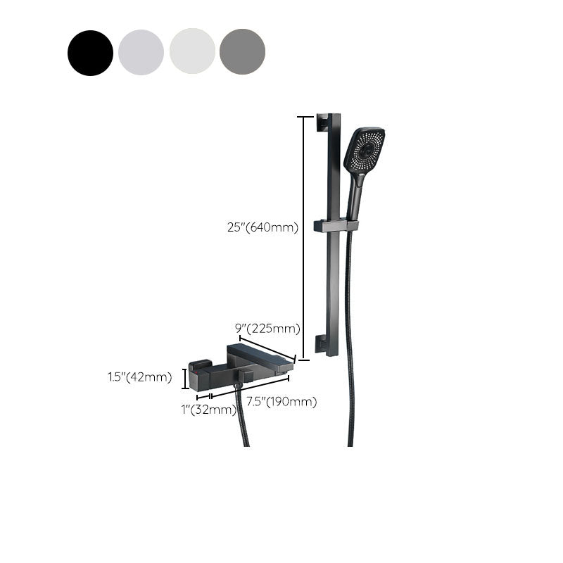 Wall Mounted MetalTub Filler Double Handles Wall Mounted Faucet
