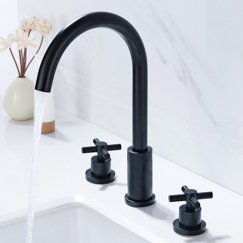 Industrial Roman Tub Faucet Trim High Arc Deck Mount Copper Bathtub Faucet