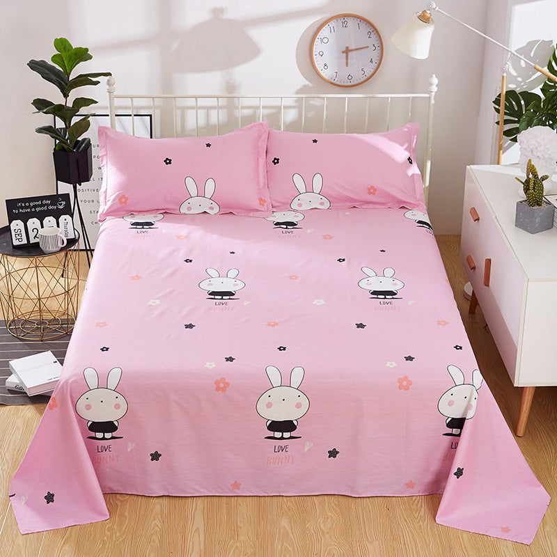 100 Cotton Bed Sheet Set Soft & Smooth Breathable Bed Sheet Set