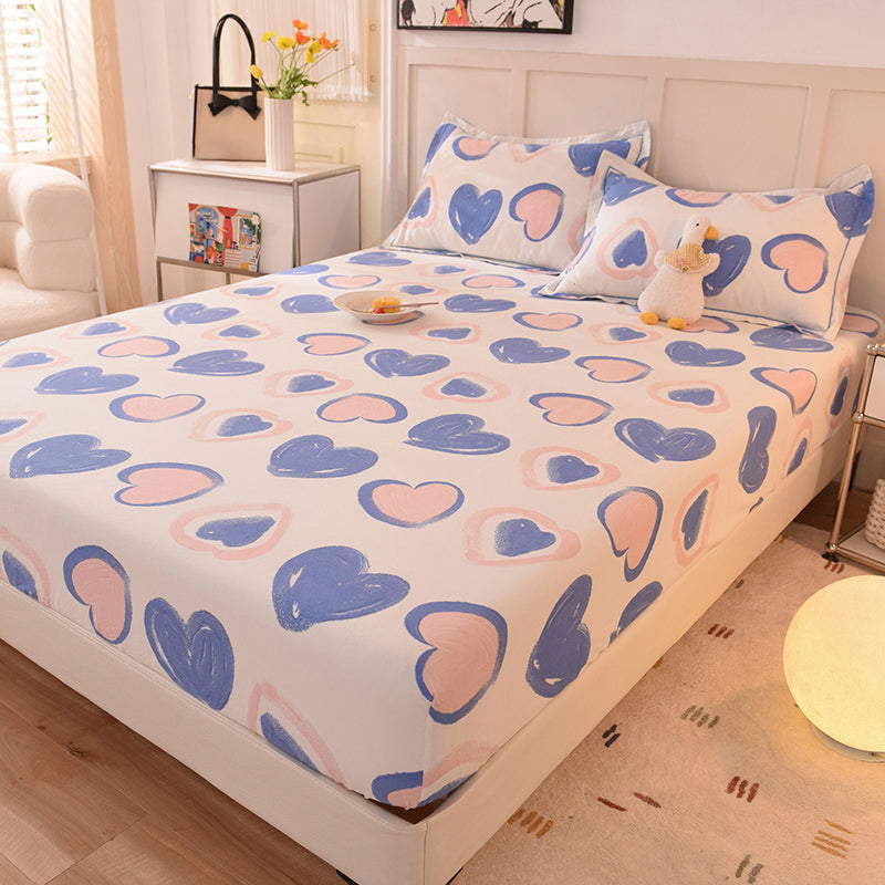 100 Cotton Bed Sheet Set Soft & Smooth Printed Bed Sheet Set
