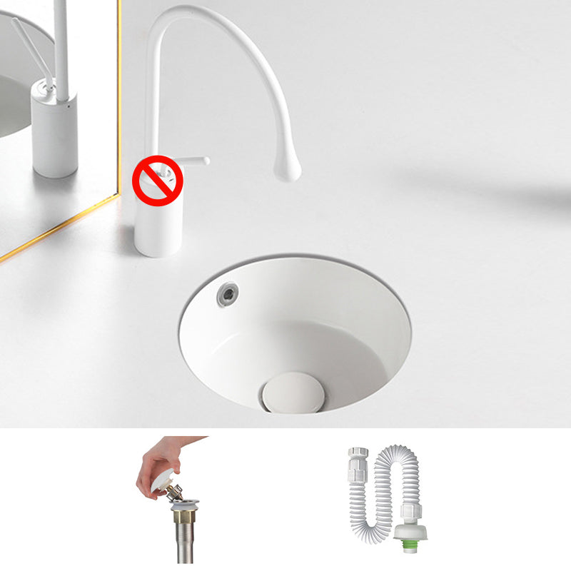 Modern Single Bowl Kitchen Sink Quartz Kitchen Sink with Round Shape