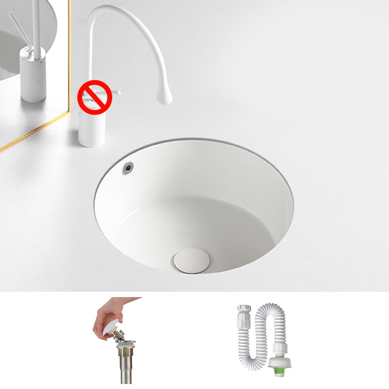 Modern Single Bowl Kitchen Sink Quartz Kitchen Sink with Round Shape