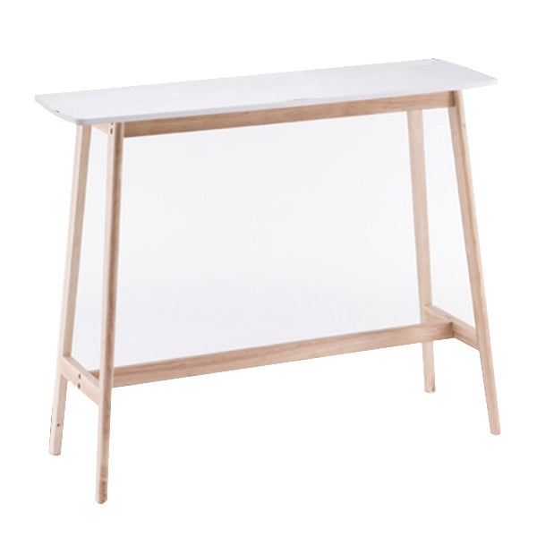 Contemporary Style Rectangle Bar Table Wood Bar Dining Table for Home