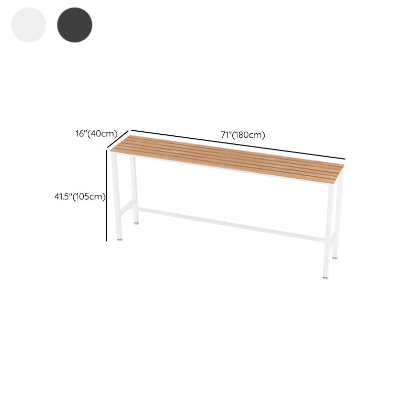 Modern Rectangle Wood Counter Table 1/5/9 Pieces Bar Table Set for Cafe