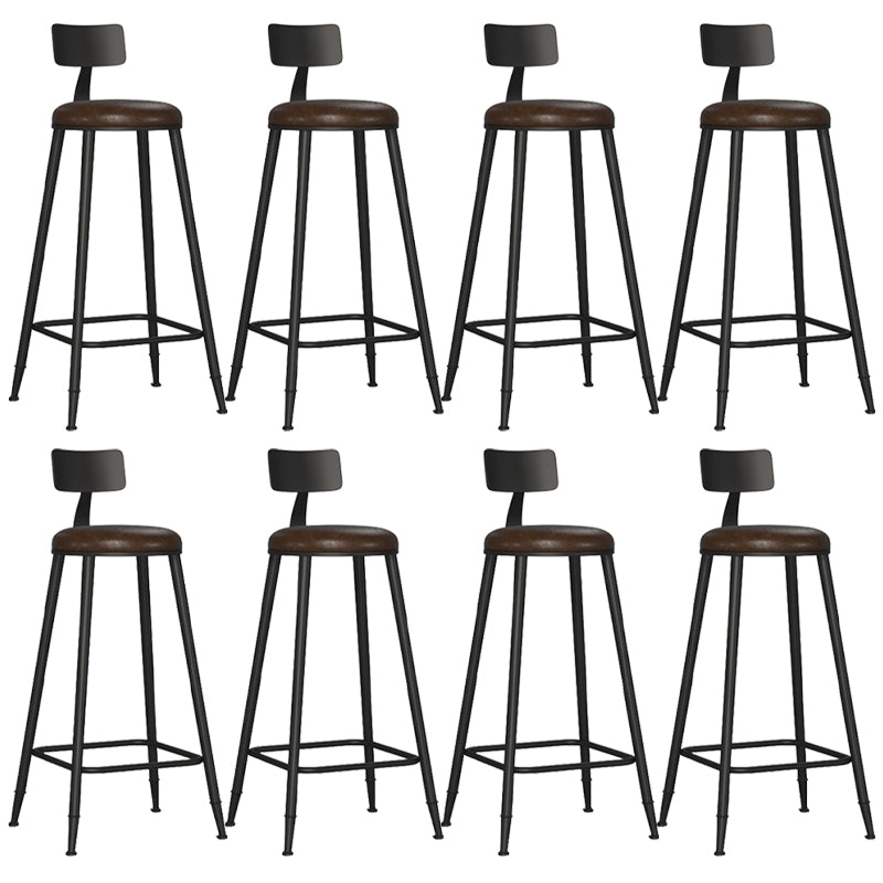 Contemporary Counter Bar Stool Low Back Counter Height Stools