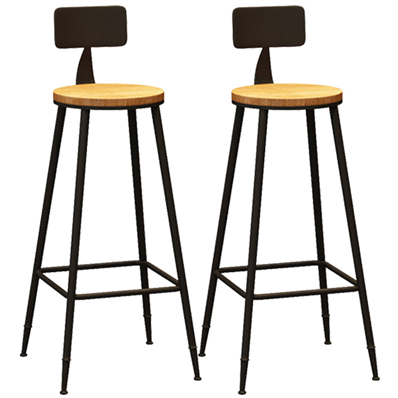 Contemporary Counter Bar Stool Low Back Counter Height Stools