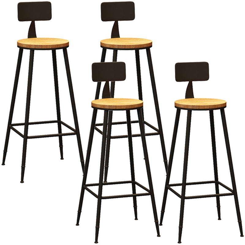 Contemporary Counter Bar Stool Low Back Counter Height Stools