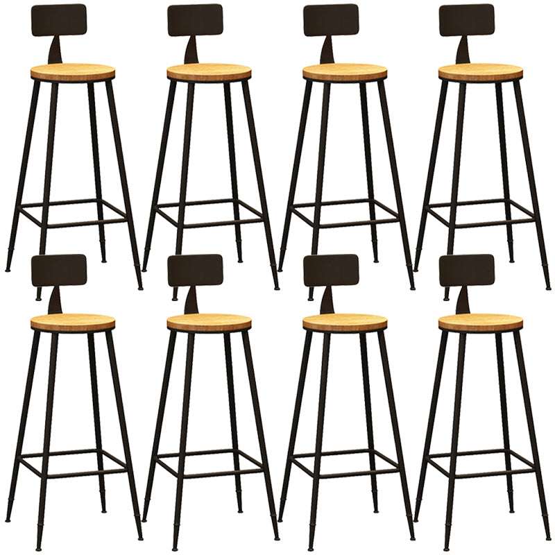 Contemporary Counter Bar Stool Low Back Counter Height Stools