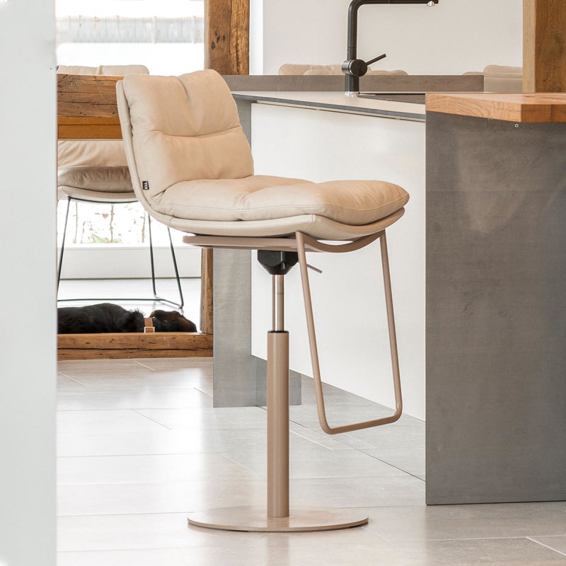Industrial Adjustable Bar Stool Metal Counter Bar Stool for Home
