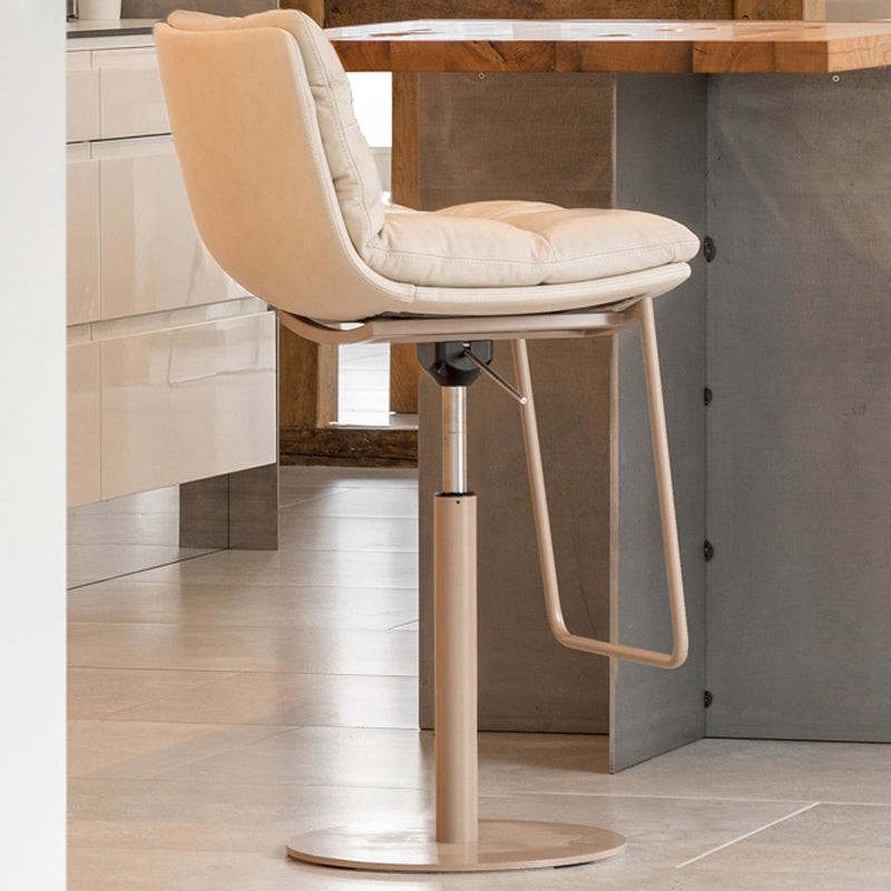 Industrial Adjustable Bar Stool Metal Counter Bar Stool for Home