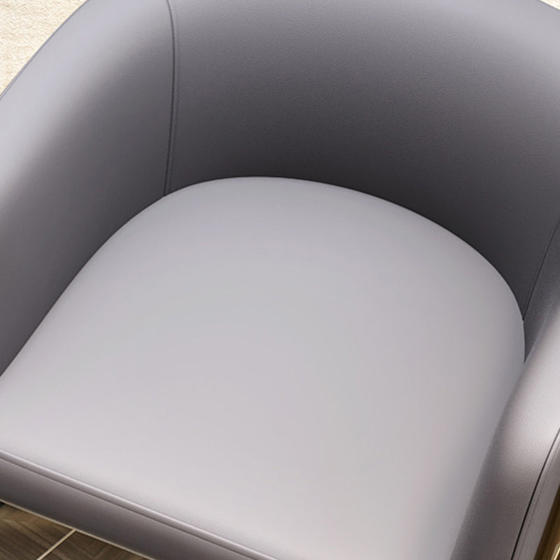 Glam Style Faux Leather Barstool Low Back Counter Bar Stool for Kitchen