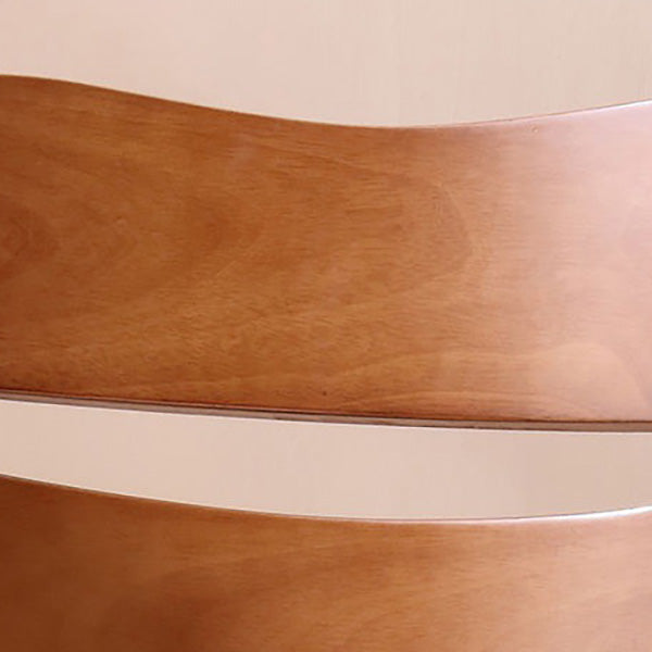 Wood Modern Style Dining Chair Ladder Back Side Chair for Dining Room