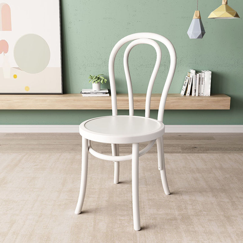 Wood Modern Style Side Chair Open Back Dining Chair for Dining Room