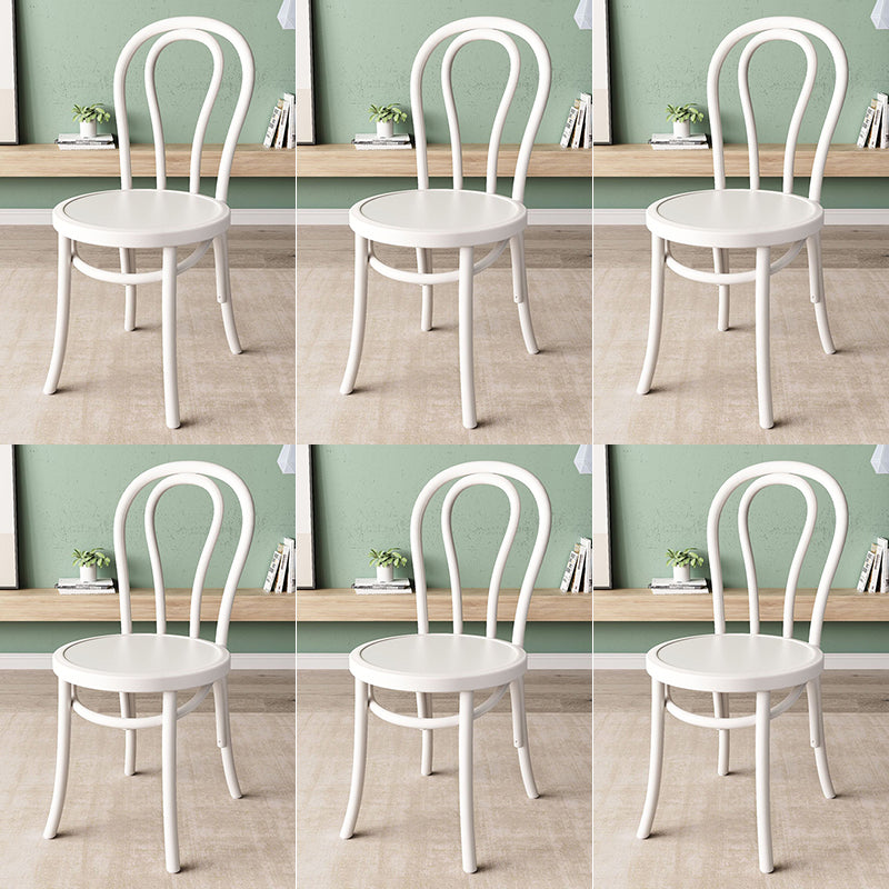 Wood Modern Style Side Chair Open Back Dining Chair for Dining Room