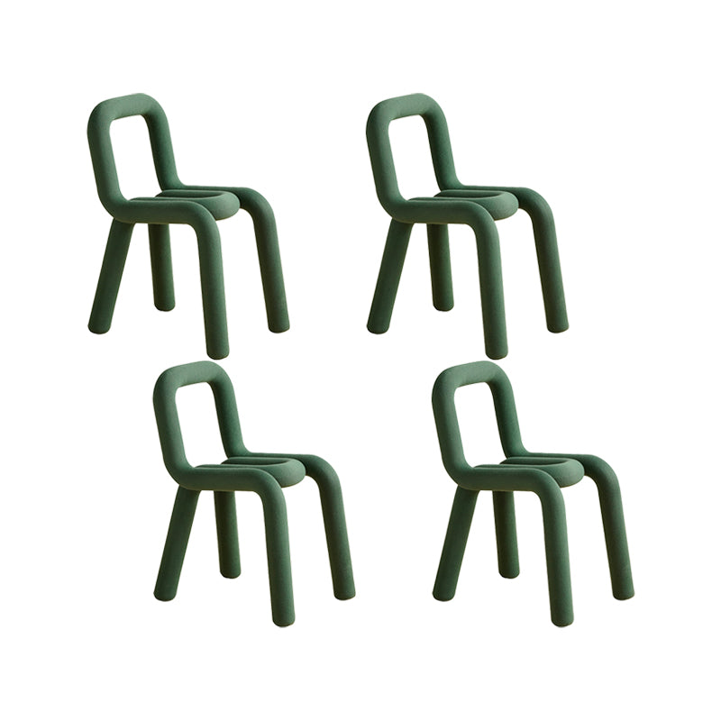 Modern Style Side Chair Open Back Indoor Dining Chair for Home