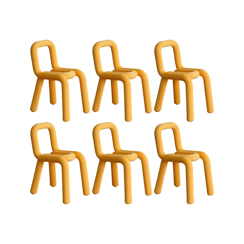 Modern Style Side Chair Open Back Indoor Dining Chair for Home