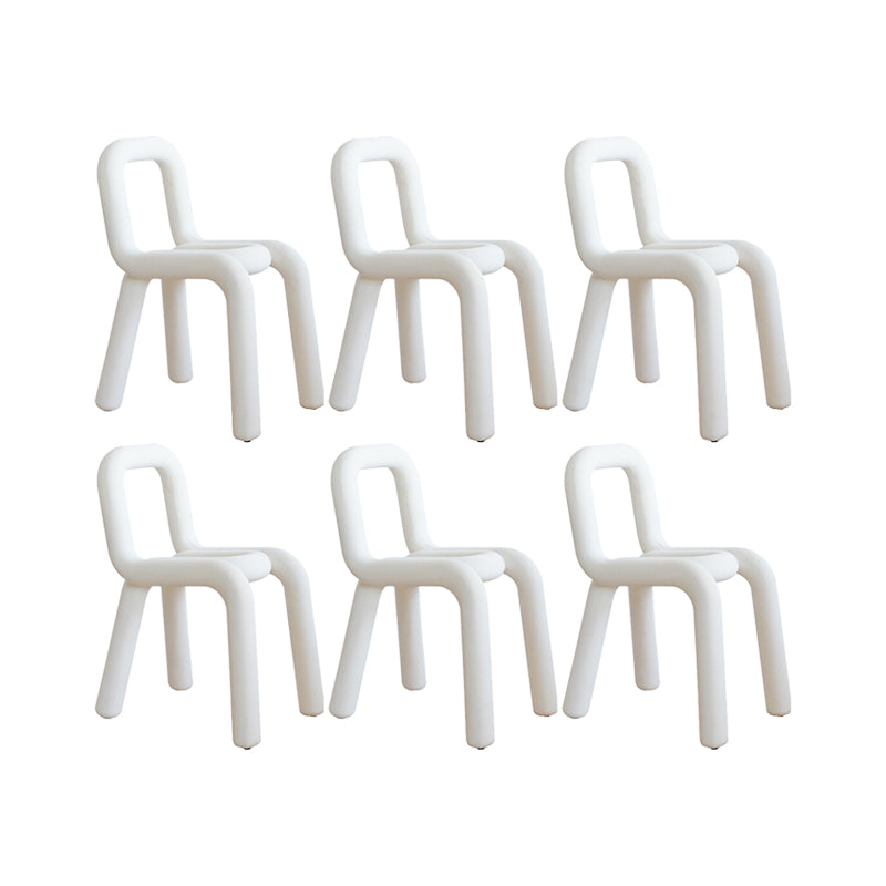 Modern Style Side Chair Open Back Indoor Dining Chair for Home