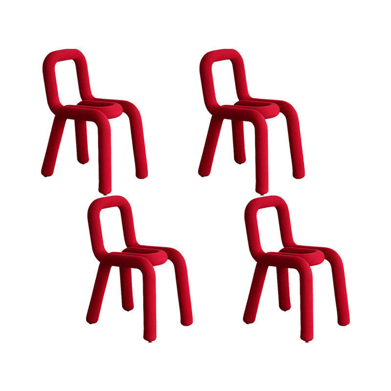 Modern Style Side Chair Open Back Indoor Dining Chair for Home