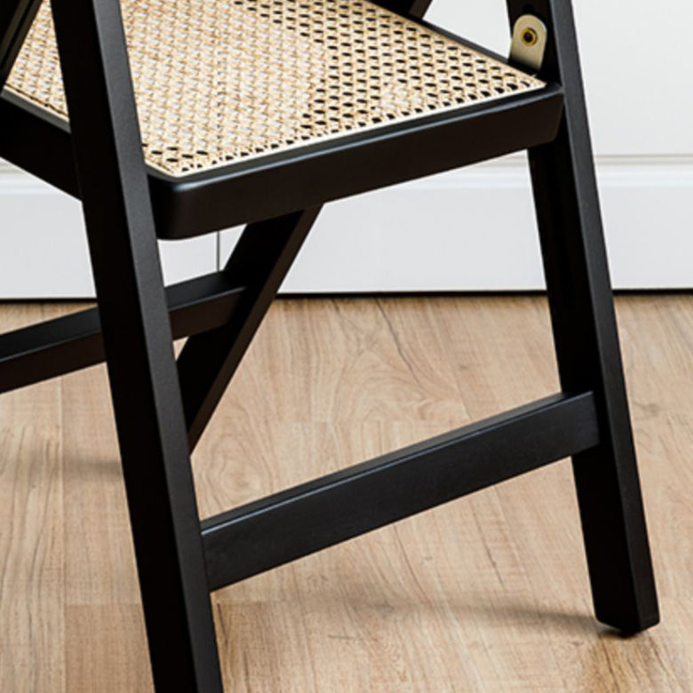 Solid Wood Side Chair Modern Style Folding Dining Chair for Home