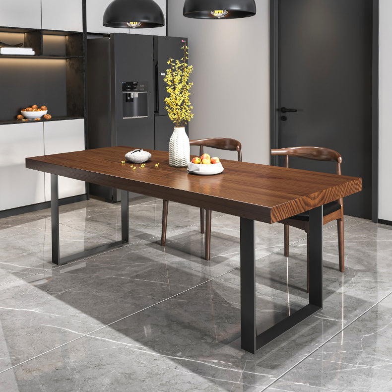 Industrial Rectangle Wood Dining Table 1/3/5/7 Pieces Dining Set for Dining Room