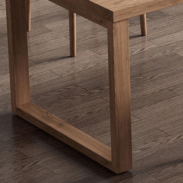 Modern Rectangle Wood Dining Table 1/2/5/7 Pieces Dining Set for Dining Room