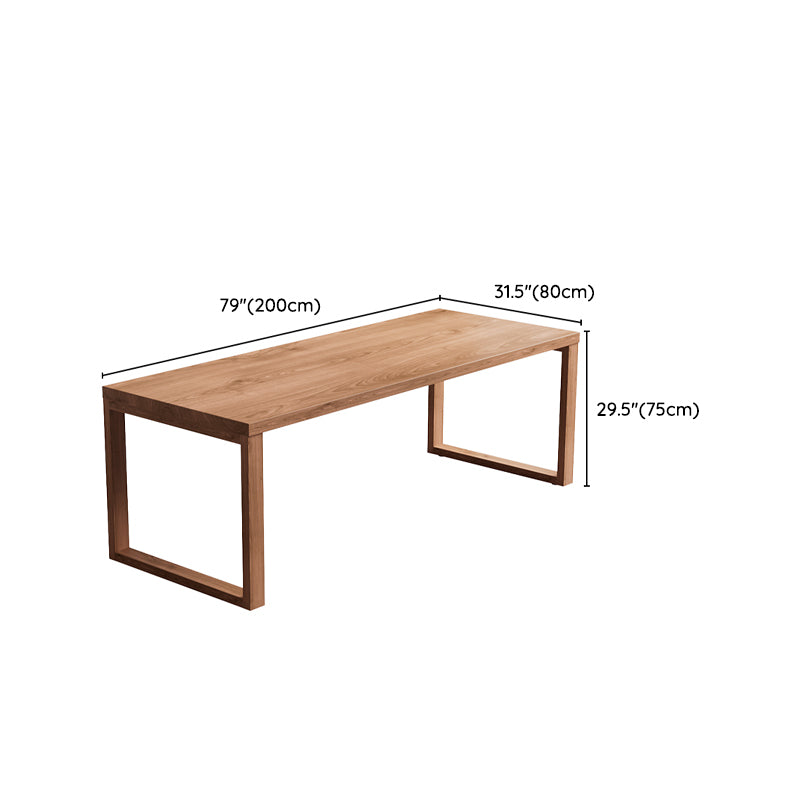 Modern Rectangle Wood Dining Table 1/2/5/7 Pieces Dining Set for Dining Room
