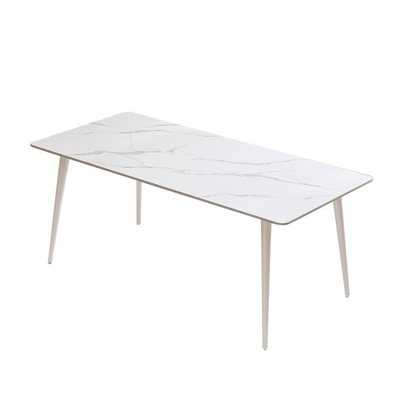Modern Rectangle Stone Dining Table 1/2/5/7 Pieces Dining Set for Dining Room