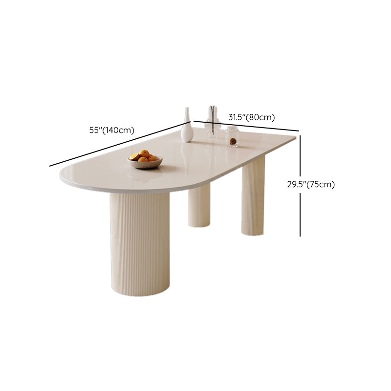 Dining Room Dinner Kitchen Table Contemporary Stone Dining Table