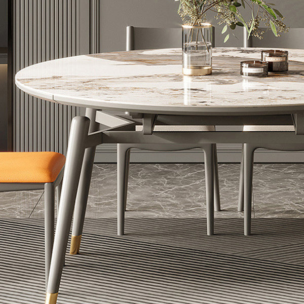 Dining Room Dinner Table Extendable 4 Legs Kitchen Dining Table