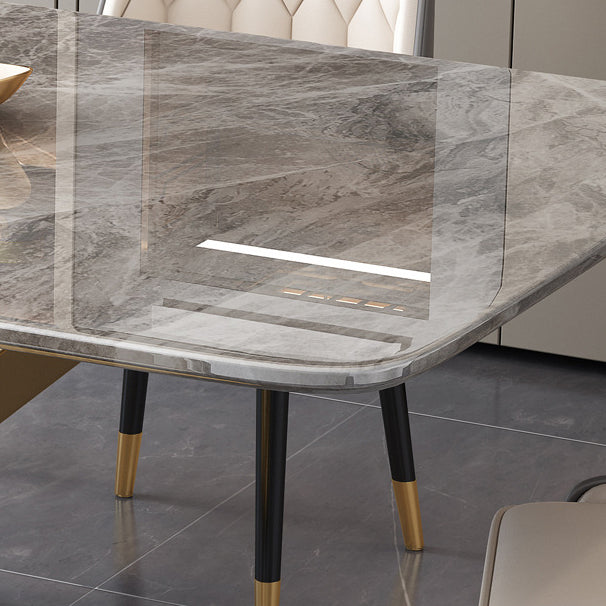 Dining Room Dinner Kitchen Table Pedestal Stone Dining Table