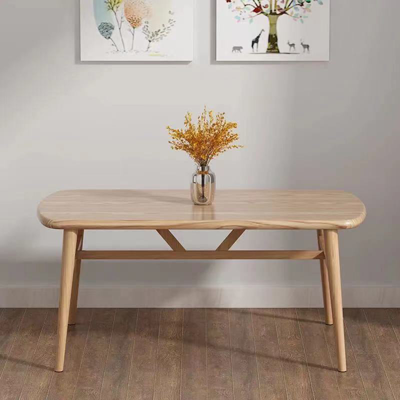 Dining Room Dinner Kitchen Table Oval Wooden 4 Legs Dining Table