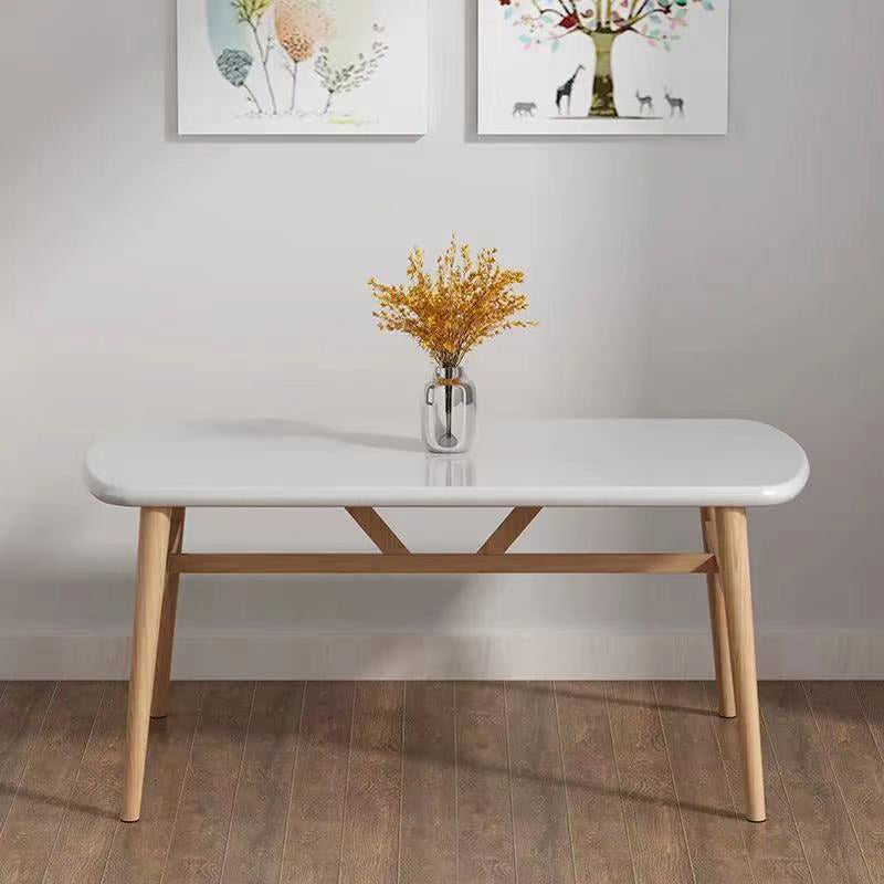Dining Room Dinner Kitchen Table Oval Wooden 4 Legs Dining Table