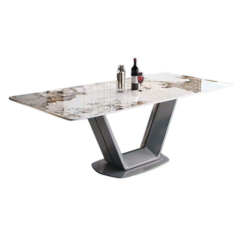 Dining Room Dinner Kitchen Table Dining Table with Pedestal Base