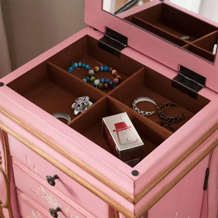 Classic Glam Storage Chest Solid Wood Storage Chest Dresser with 7 Drawers