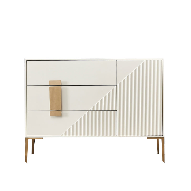 15.6 Inch Width Classic Glam Storage Chest Stone Storage Chest Dresser