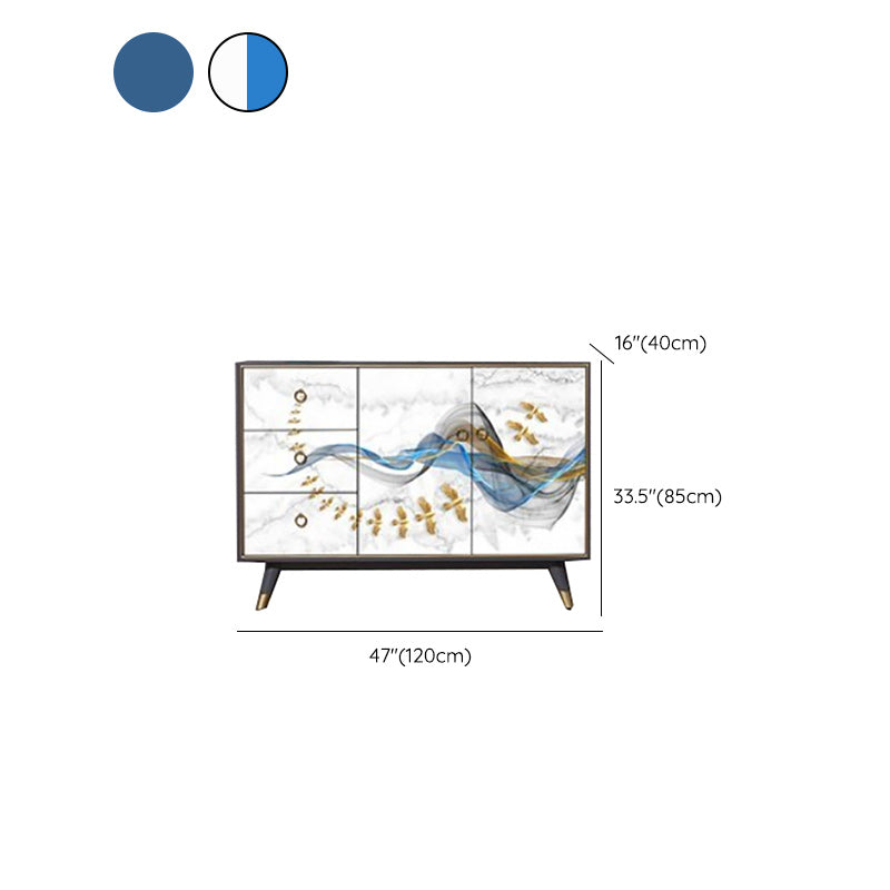 Classic Glam Dresser Solid Wood Storage Chest Dresser , 15.6 Inch Width